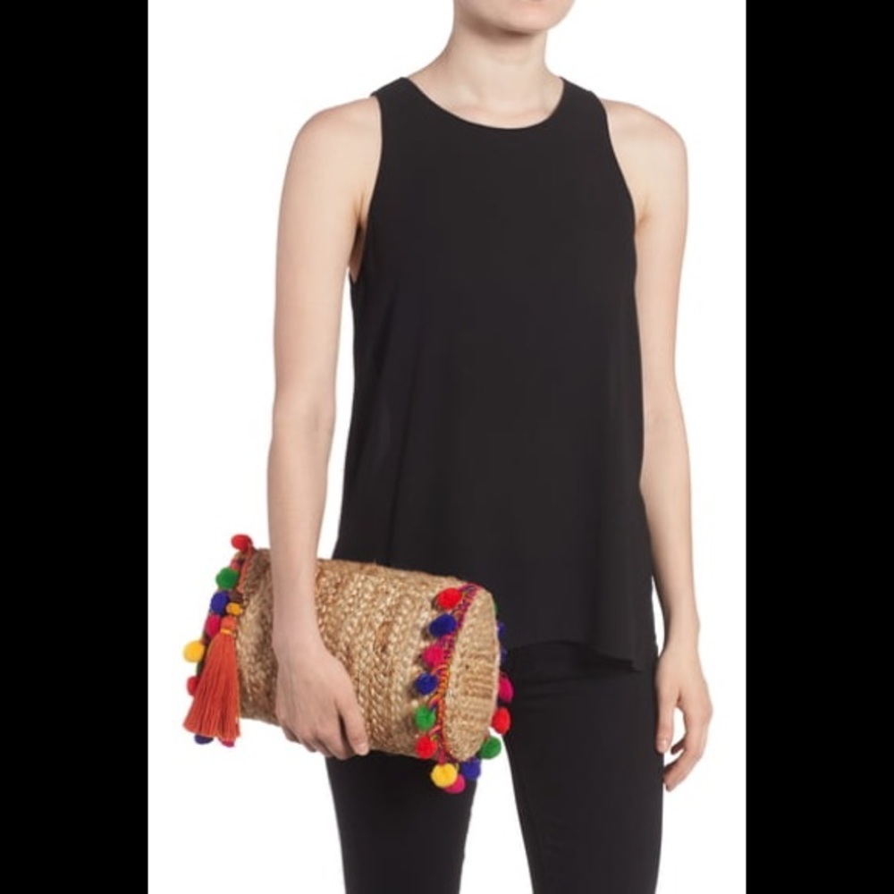 Santana Pom Pom Clutch - Picture 2 of 8